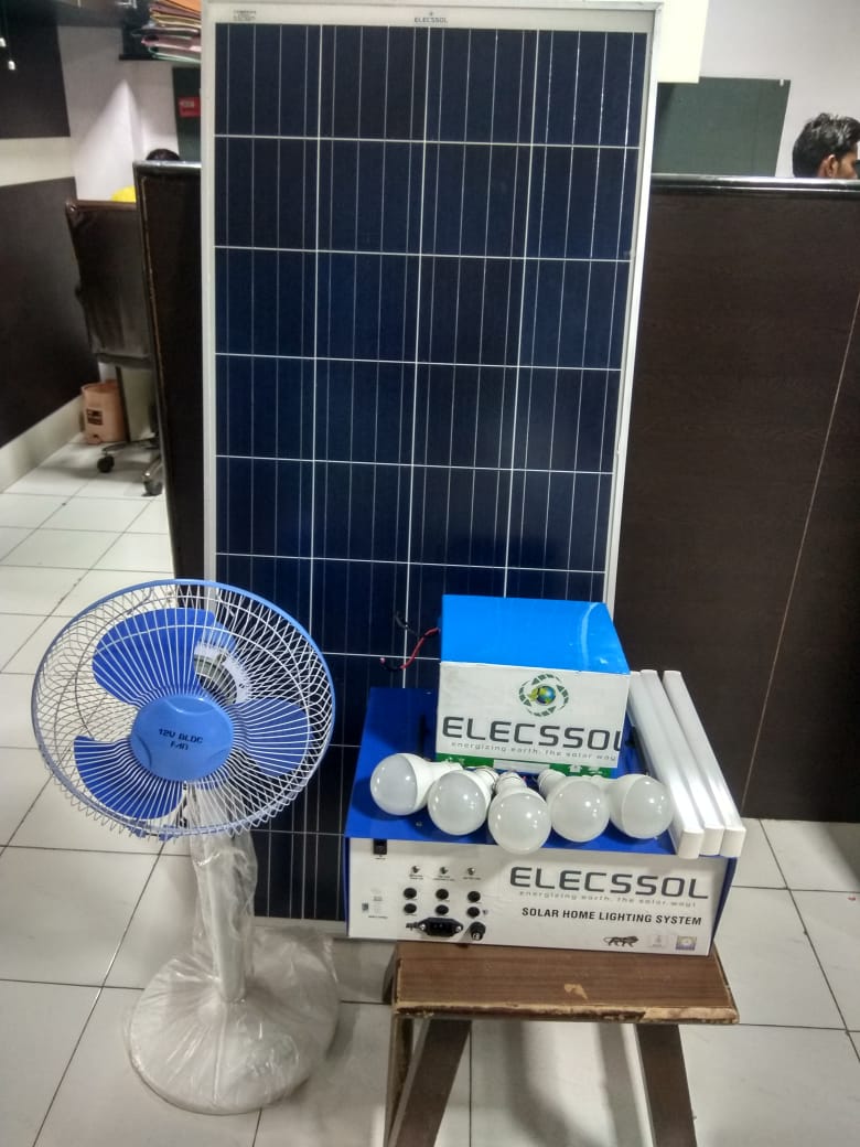 Solar DC LED Home Lighting Systems (Li-Ion Battery)